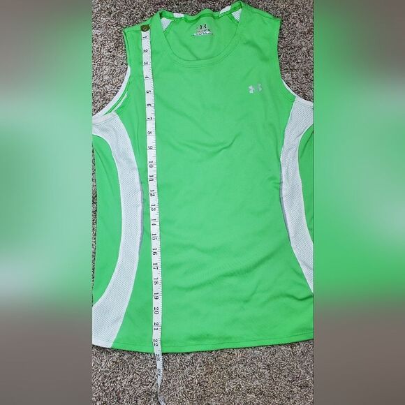 Adidas Green & White Athletic Tank Top - Picture 3 of 5
